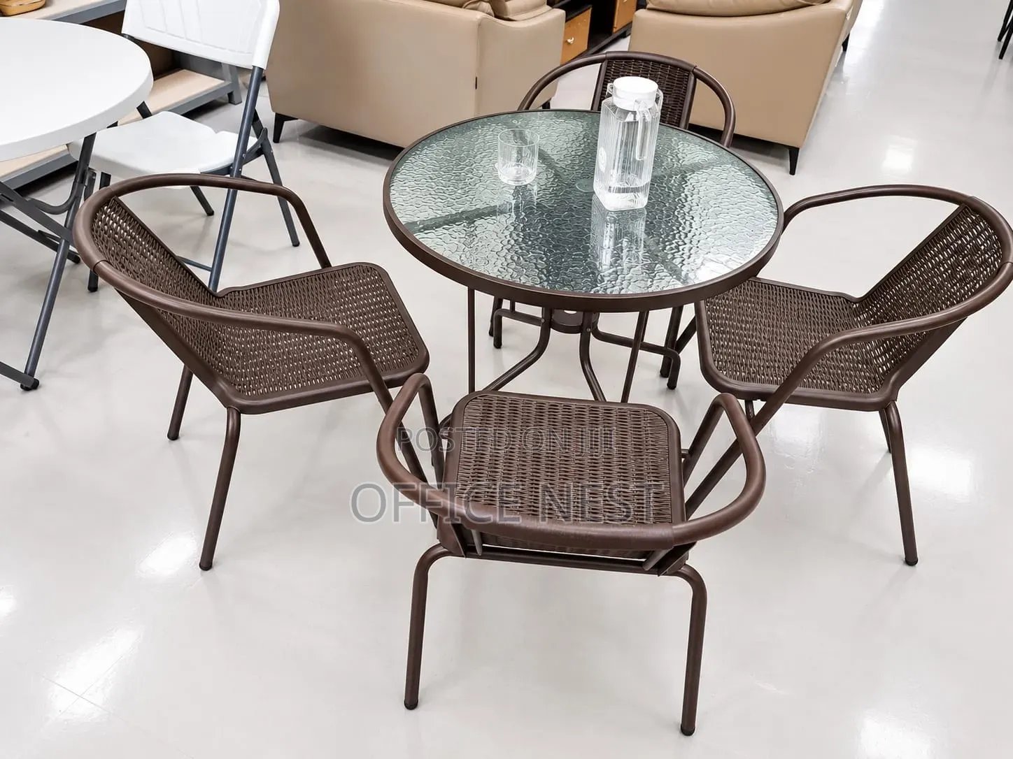 Seater Outdoor Patio Table Set With Chairs.