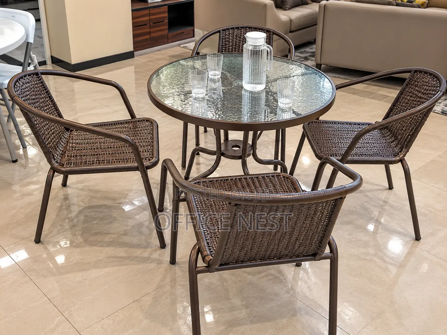 Seater Outdoor Patio Table Set With Chairs.
