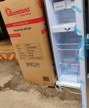 Ramtons 188 Litres Double Door No Frost Refrigerator (Model RF/329).