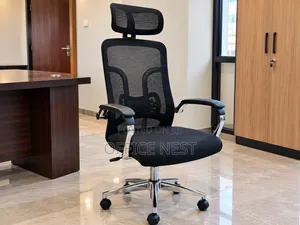 Ergonomic Mesh Office Chair With Headrest.