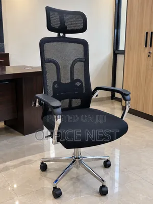 Ergonomic Mesh Office Chair With Headrest.