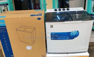 Midea 14kg Twin Tub Washing Machine (Model: MT100W140/WG)