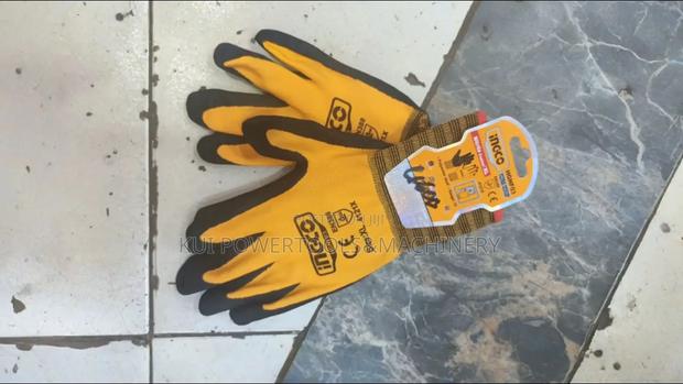 Ingco Nitrile Frosted Coated Gloves - main view