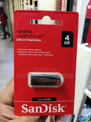 SanDisk Cruzer Force 4GB Metallic USB 2.0 Flash Drive