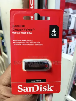 SanDisk Cruzer Force 4GB Metallic USB 2.0 Flash Drive