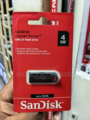 SanDisk Cruzer Force 4GB Metallic USB 2.0 Flash Drive