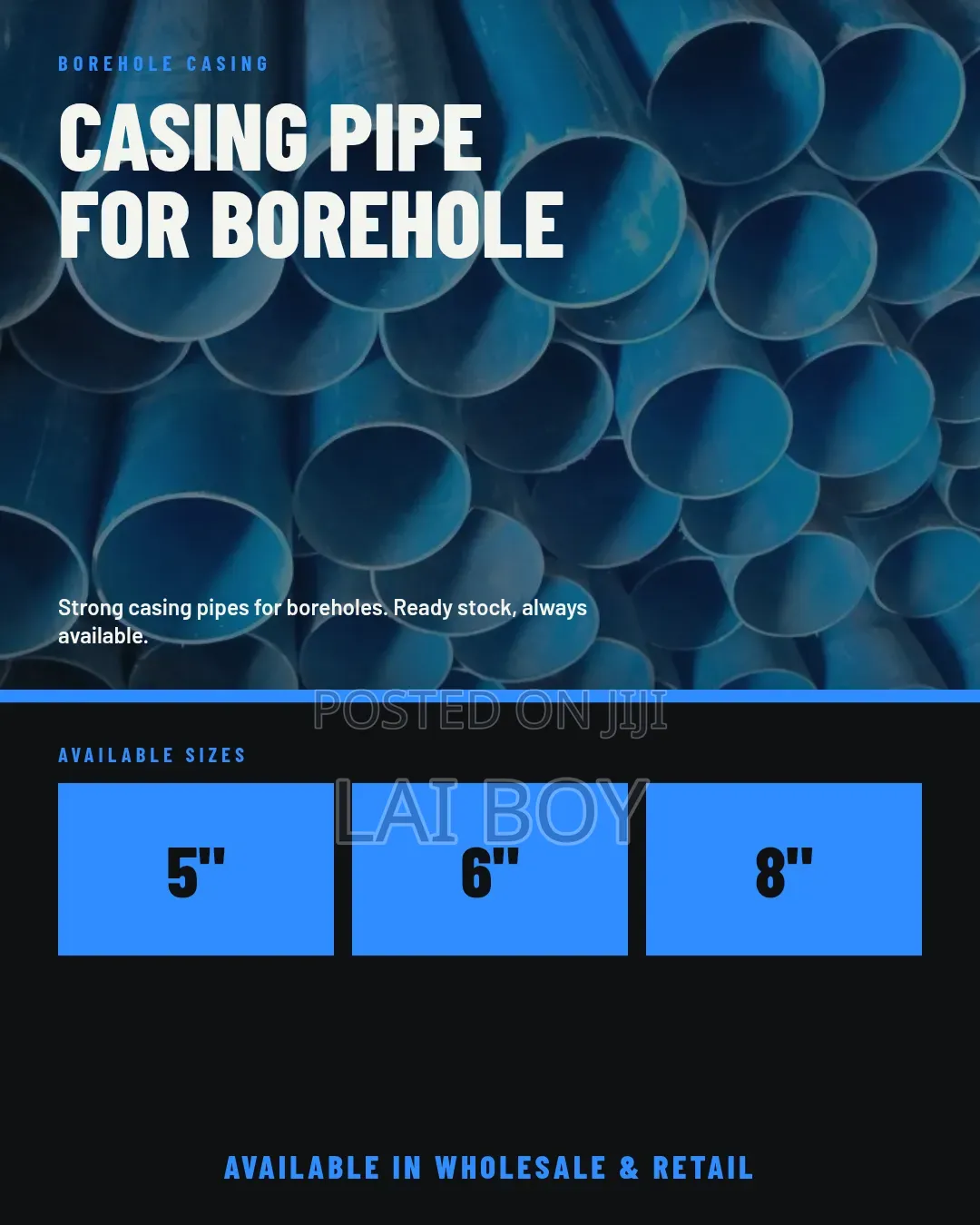 Pipe's for Water Systems & Plumbing