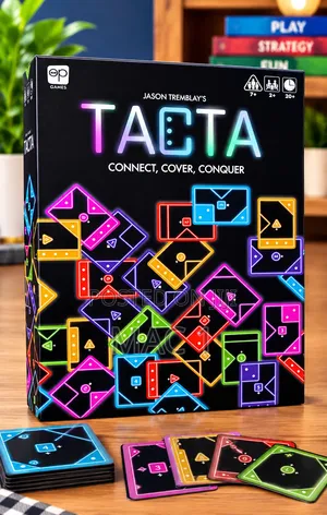 Tacta Strategy Board Game – Connect, Cover & Conquer
