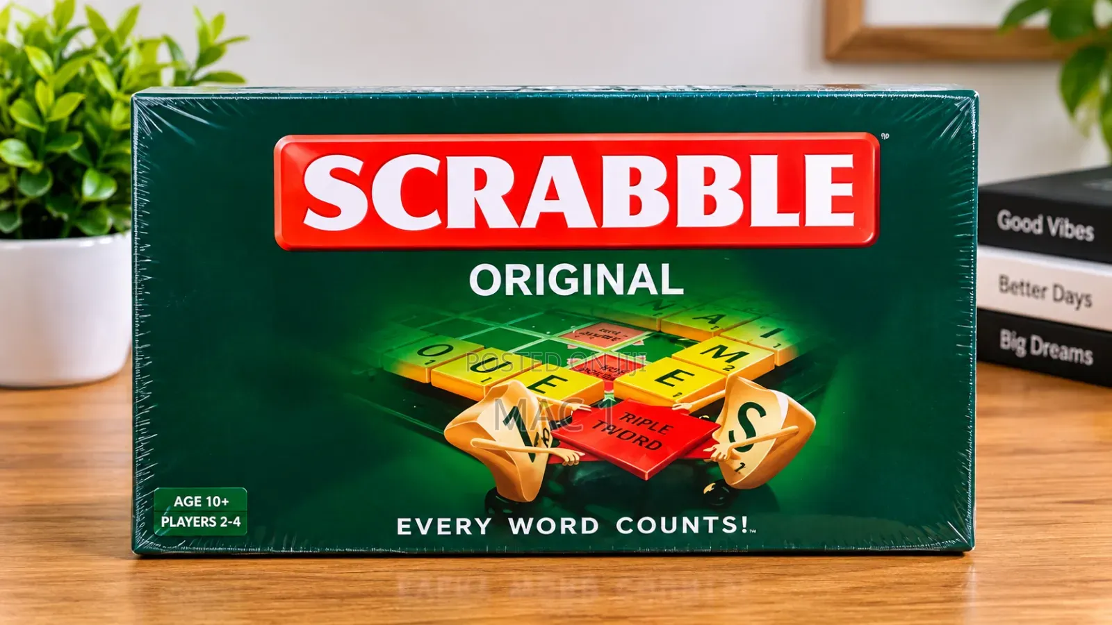 Original Scrabble Classic Board Game – Fun, Educational & Family