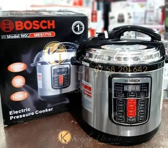 Bosch 6 Litre Electric Pressure Cooker With Multifunctional Cooking