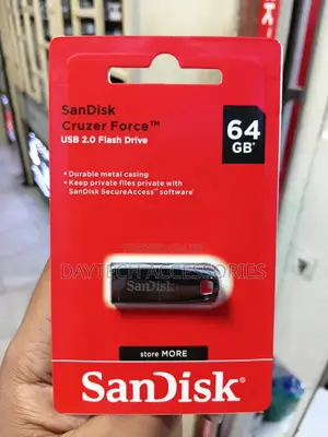 64GB SanDisk Cruzer Force USB 2.0 Flash Drive