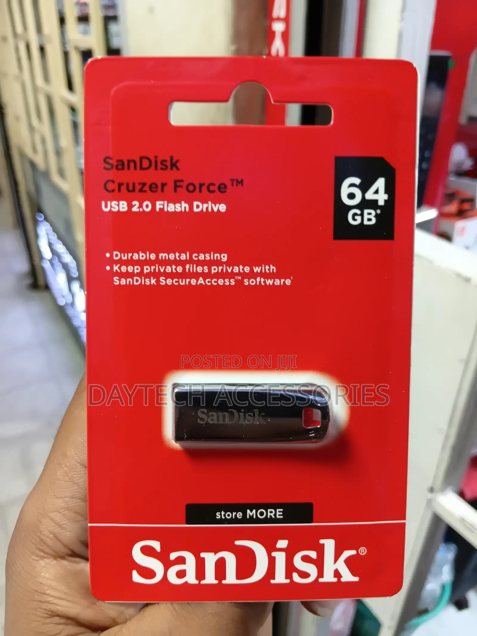 64GB SanDisk Cruzer Force USB 2.0 Flash Drive