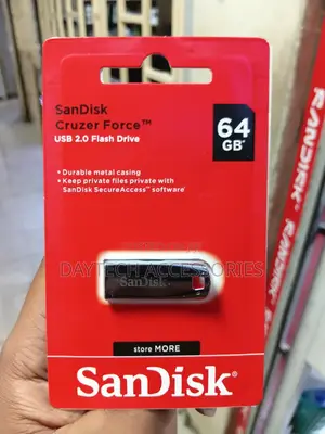 64GB SanDisk Cruzer Force USB 2.0 Flash Drive