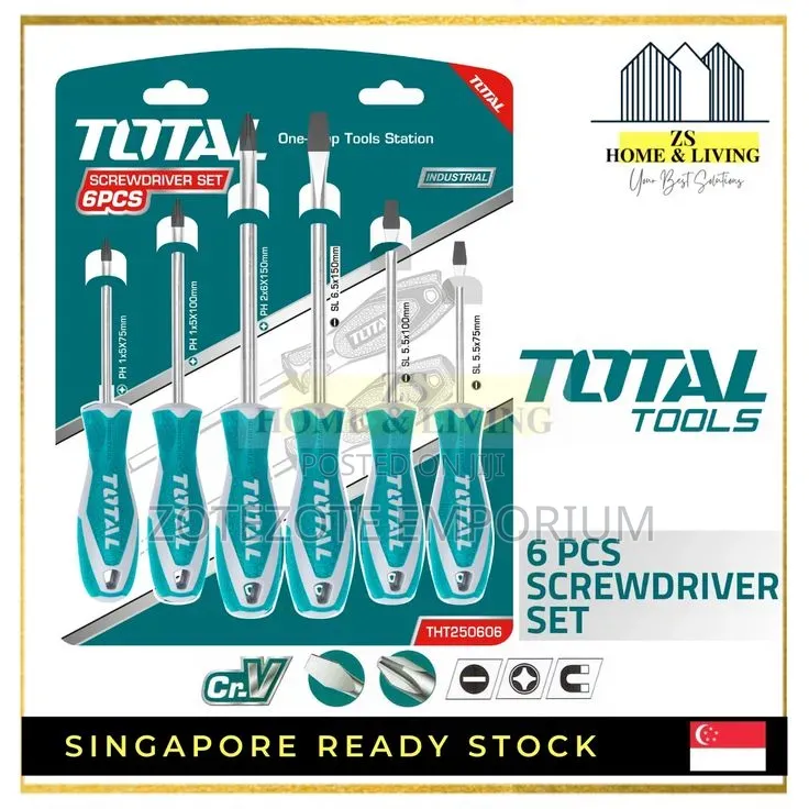 Total 6pcs Screwdriver Set