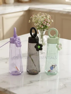 Water Bottle With Silicon Handle