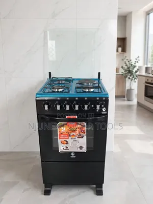 Euroken 50x55cm 3 Gas Burners + 1 Electric Hotplate Cooker
