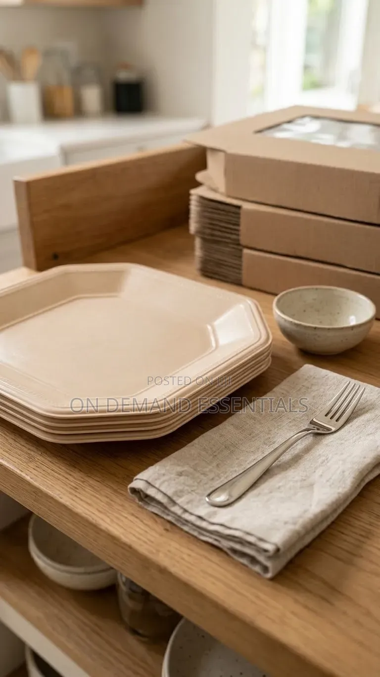 Ceramic Brown Dinner Plate