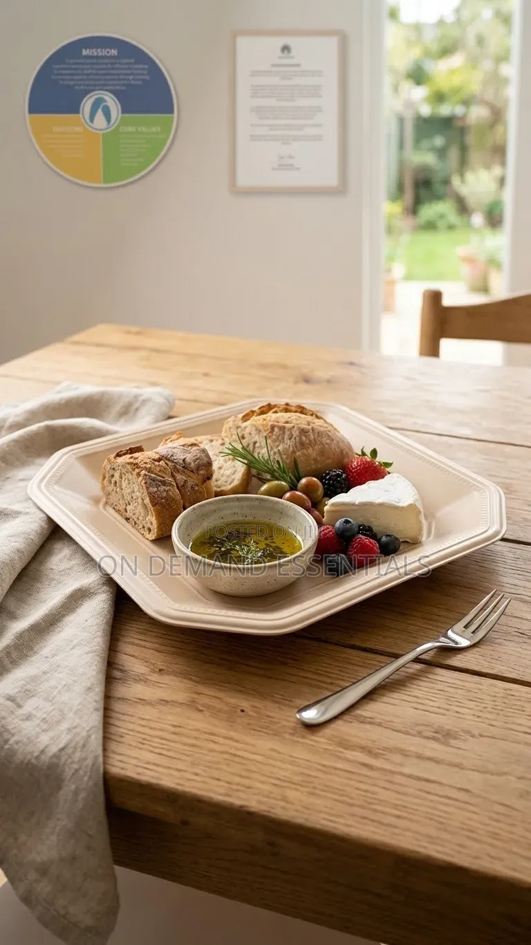 Ceramic Brown Dinner Plate