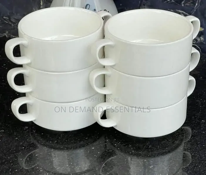 Ceramic Bowl With 2 Handles