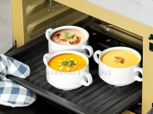 Ceramic Bowl With 2 Handles