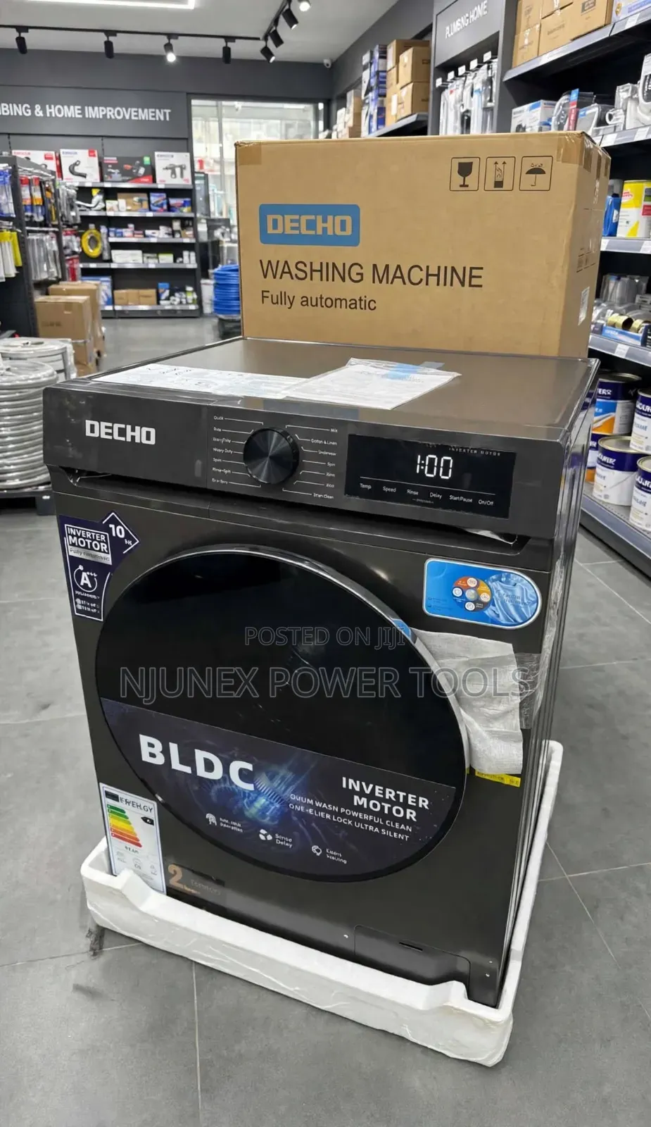 DECHO 10kg Front Loader Fully Automatic Washing Machine