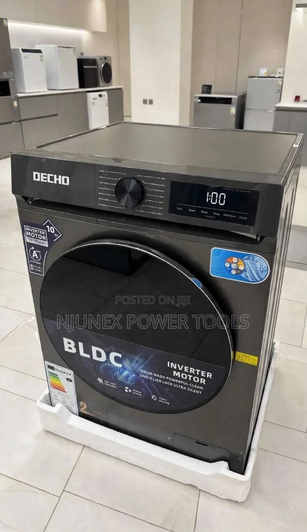 DECHO 10kg Front Loader Fully Automatic Washing Machine - thumbnail 2
