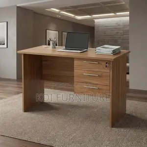 Office Desk; Clerical 120CM Home Office Lockable Study Table