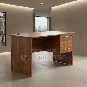 Office Desk; Clerical 120CM Home Office Lockable Study Table