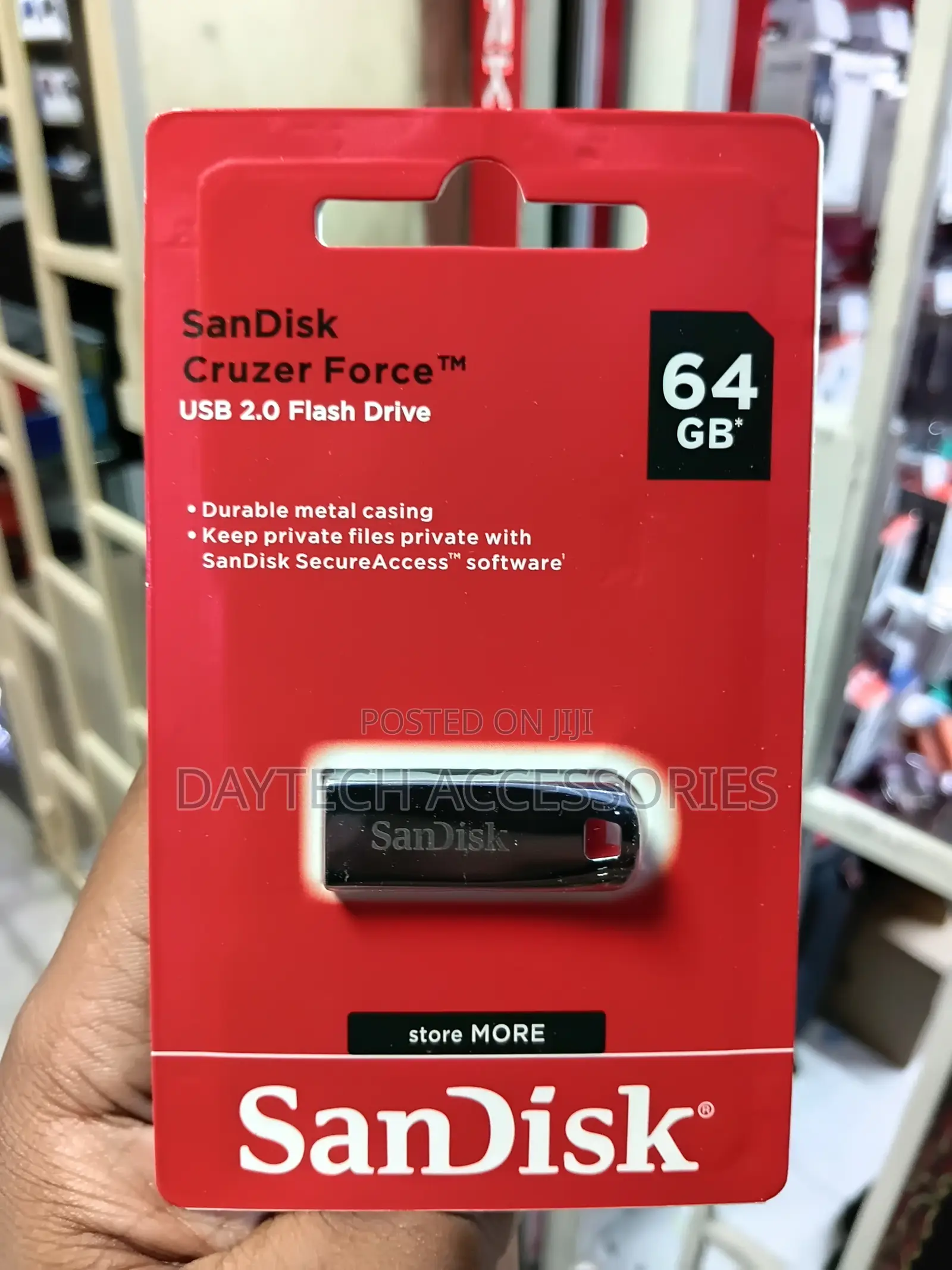Sandisk Cruzer Force 64GB Metallic USB 2.0 Flash Drive