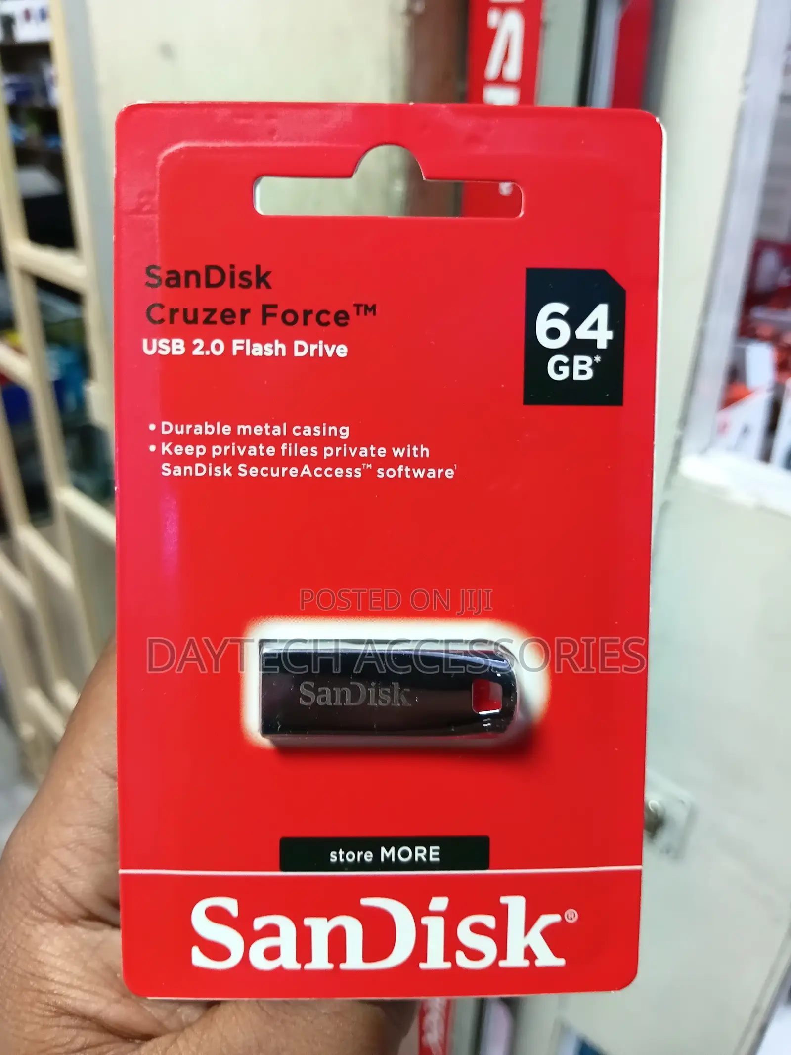 Sandisk Cruzer Force 64GB Metallic USB 2.0 Flash Drive