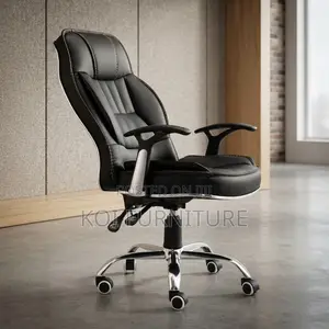 Office Chairs; Leather High Back Recliner Home Office Desk Chair