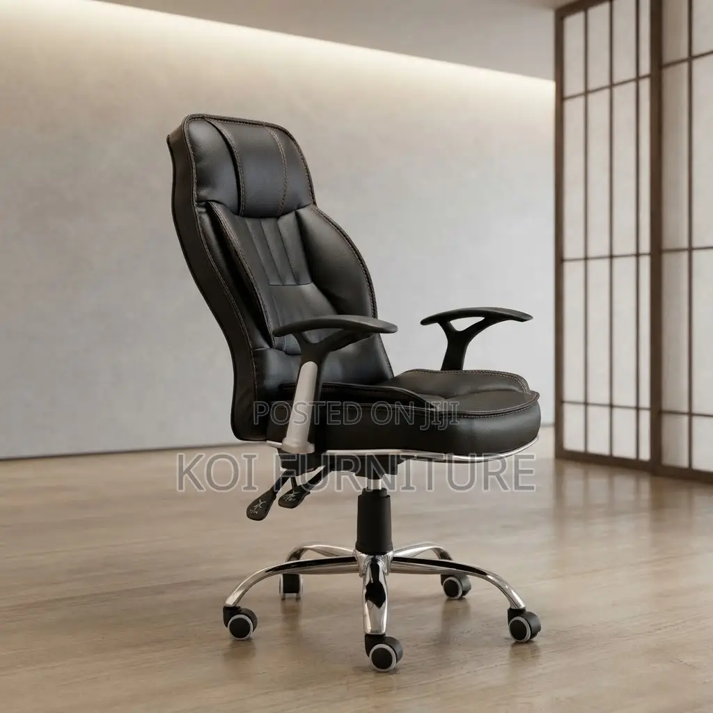 Office Chairs; Leather High Back Recliner Home Office Desk Chair