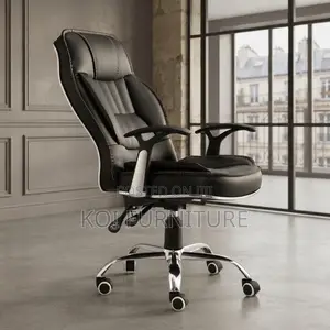 Office Chairs; Leather High Back Recliner Home Office Desk Chair