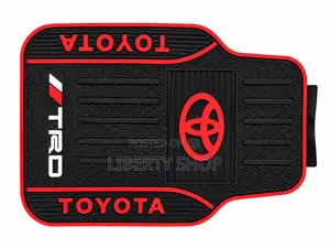 Toyota 5-Seater Branded Floor Mats – Full Set Car Interior Floor Mats