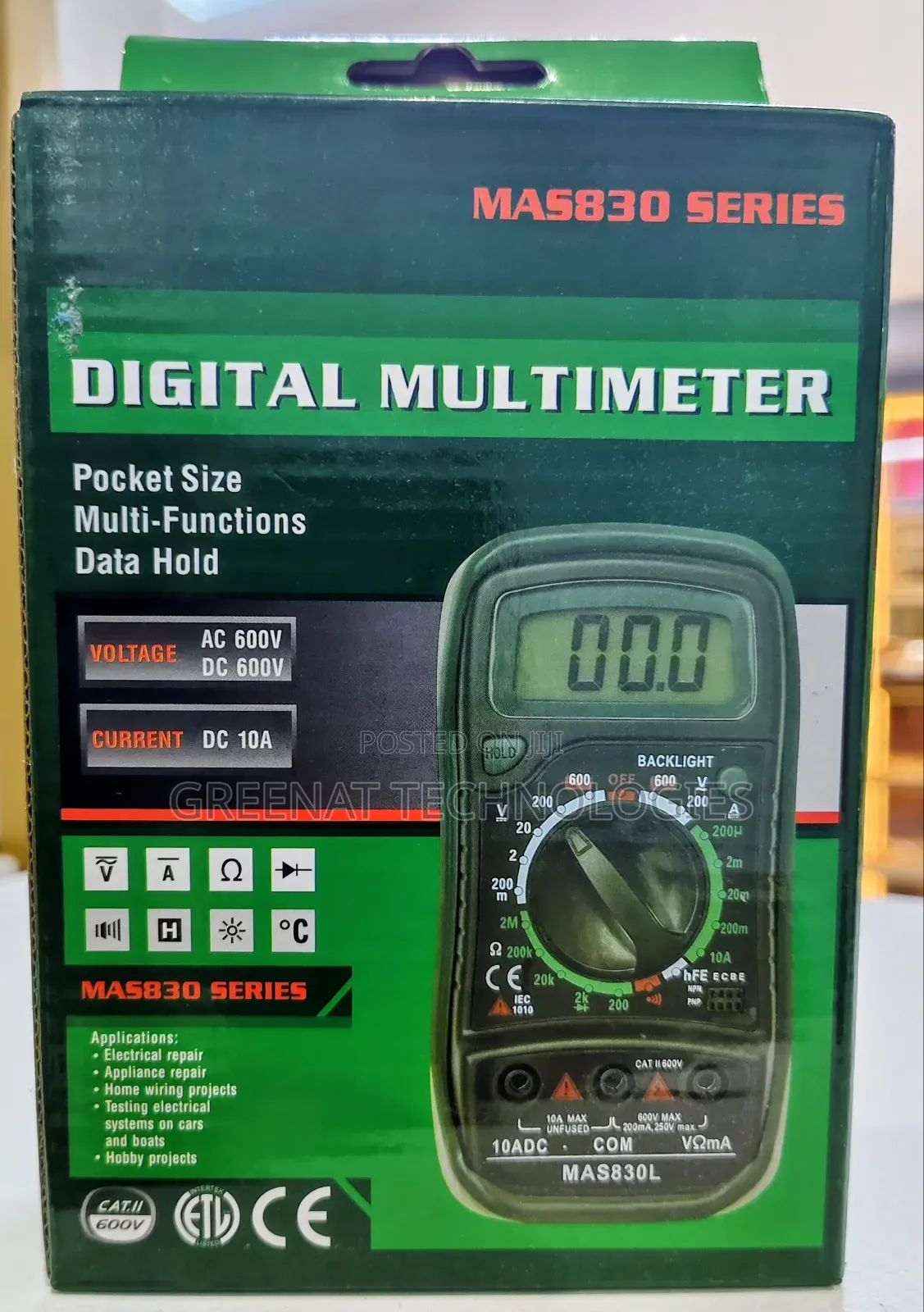 MASTECH MAS830L Digital Multimeter Professional Digital Multimeter