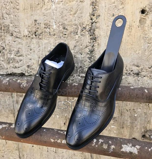 Men Leather Official Shoes - main view