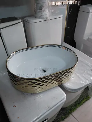 Counter Top Wash Hand Basin Gold