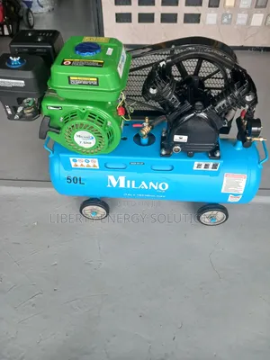 7.5HP 50-Liter Petrol-Driven Double-Piston Air Compressor