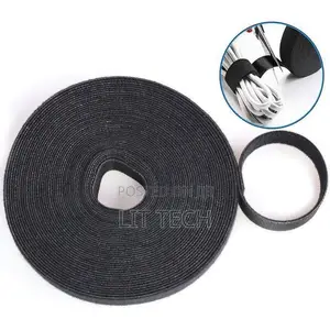 Reusable Cable Ties 30ft Double-Sided Nylon Strong Adhesion