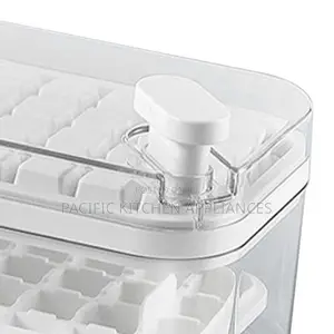 64-Piece Double-Layer Ice Cube Tray & Ice Maker Storage Box