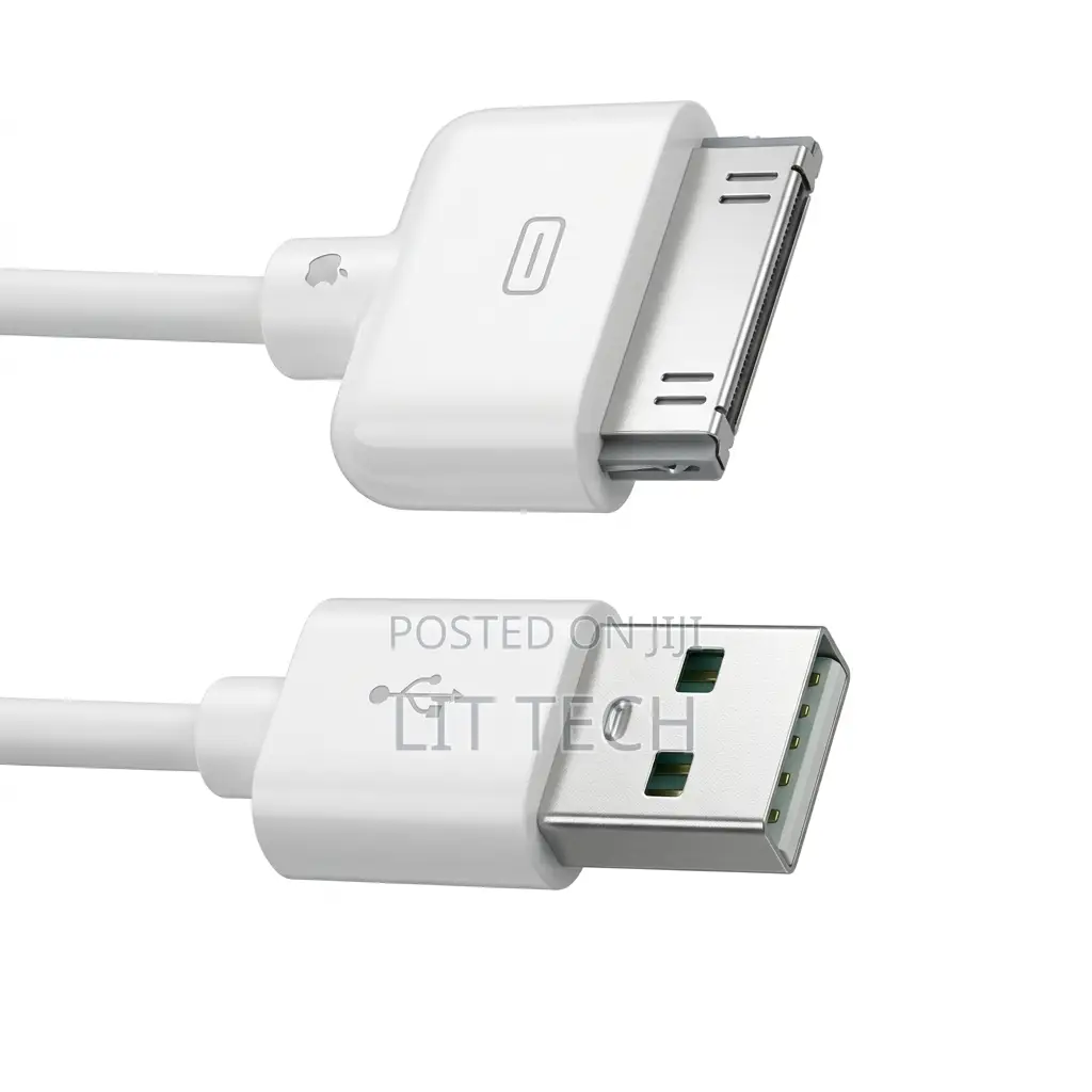 Classic Apple 30-Pin to USB Charging & Data Sync Cable