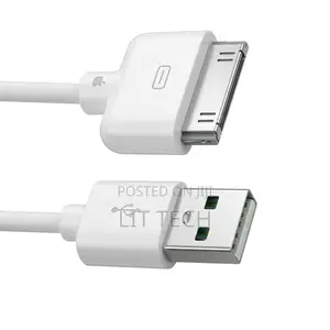 Classic Apple 30-Pin to USB Charging & Data Sync Cable