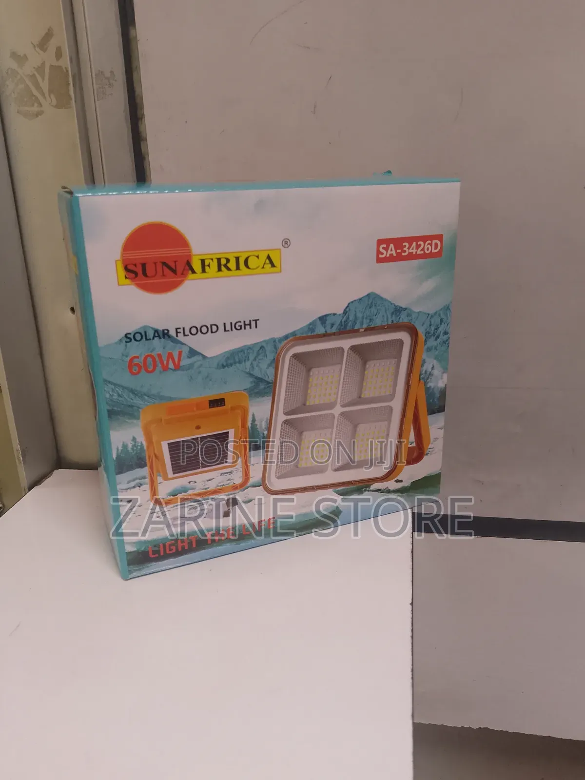 AC / Solar Flood Light Water Proof Indoor Outdoor Light 60W