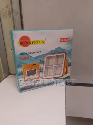 AC / Solar Flood Light Water Proof Indoor Outdoor Light 60W