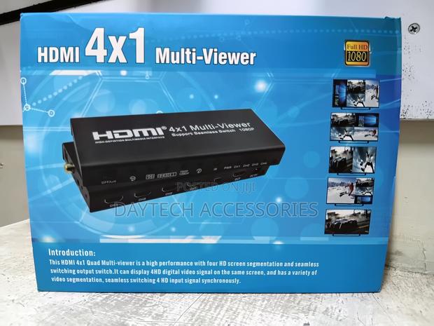 HDMI Multiviewer Switch 4X1 Quad Multi-Viewer. - thumbnail 2