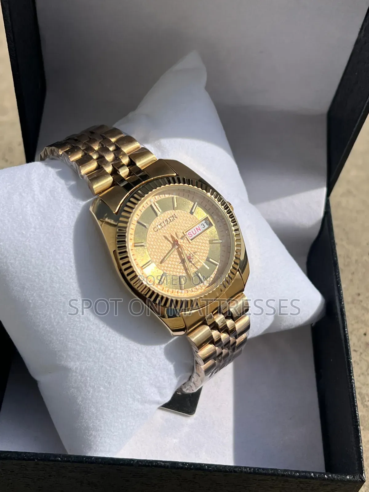 Executive Citizen Watch for Men. Gold/Silver & Black. We Deliver!
