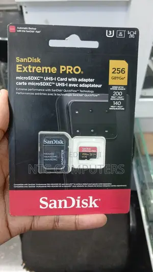 Sandisk Extreme Pro 256GB MicroSDXC 200mb/S