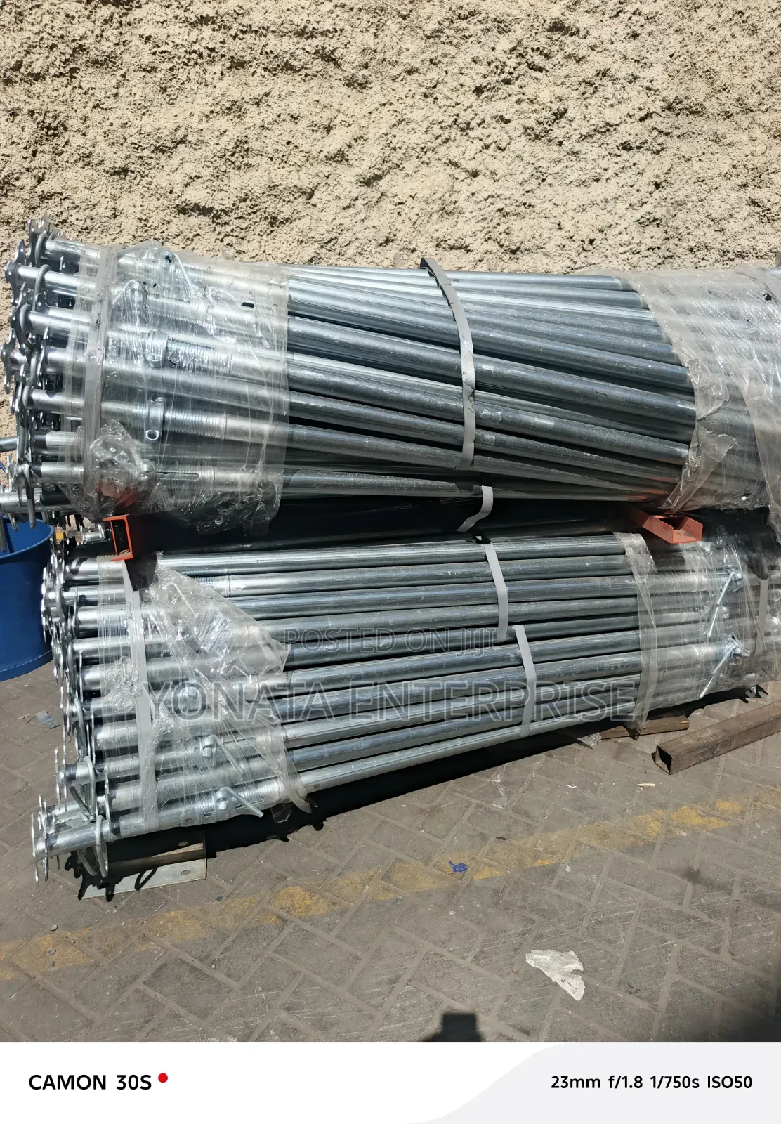 Galvanized Prop Jacks 4m Max Height