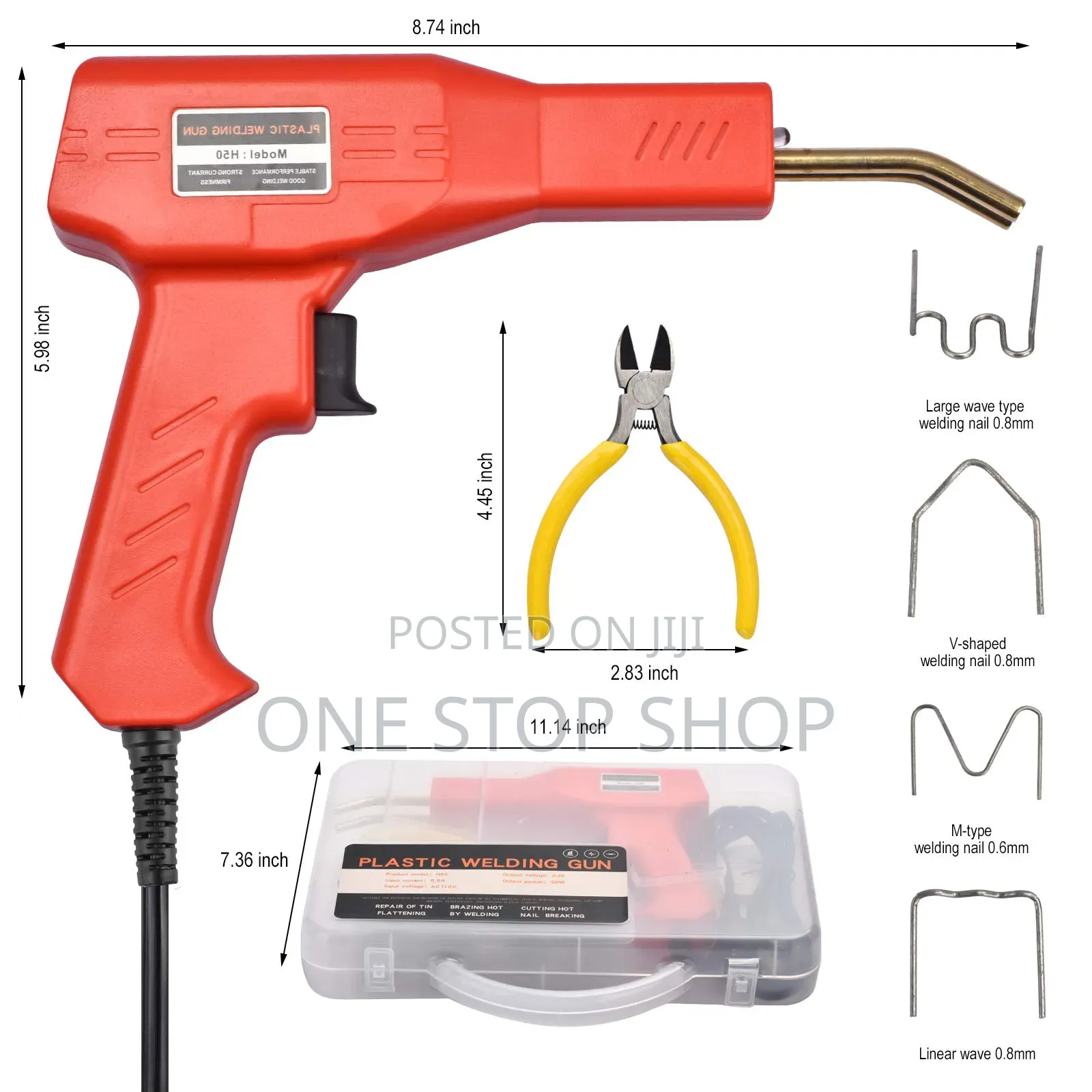 Plastic Welding Gun Fixing Bumper, Dashboard