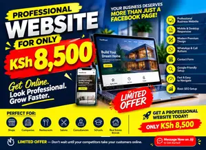 Professional Website for Only KSH 8,500!